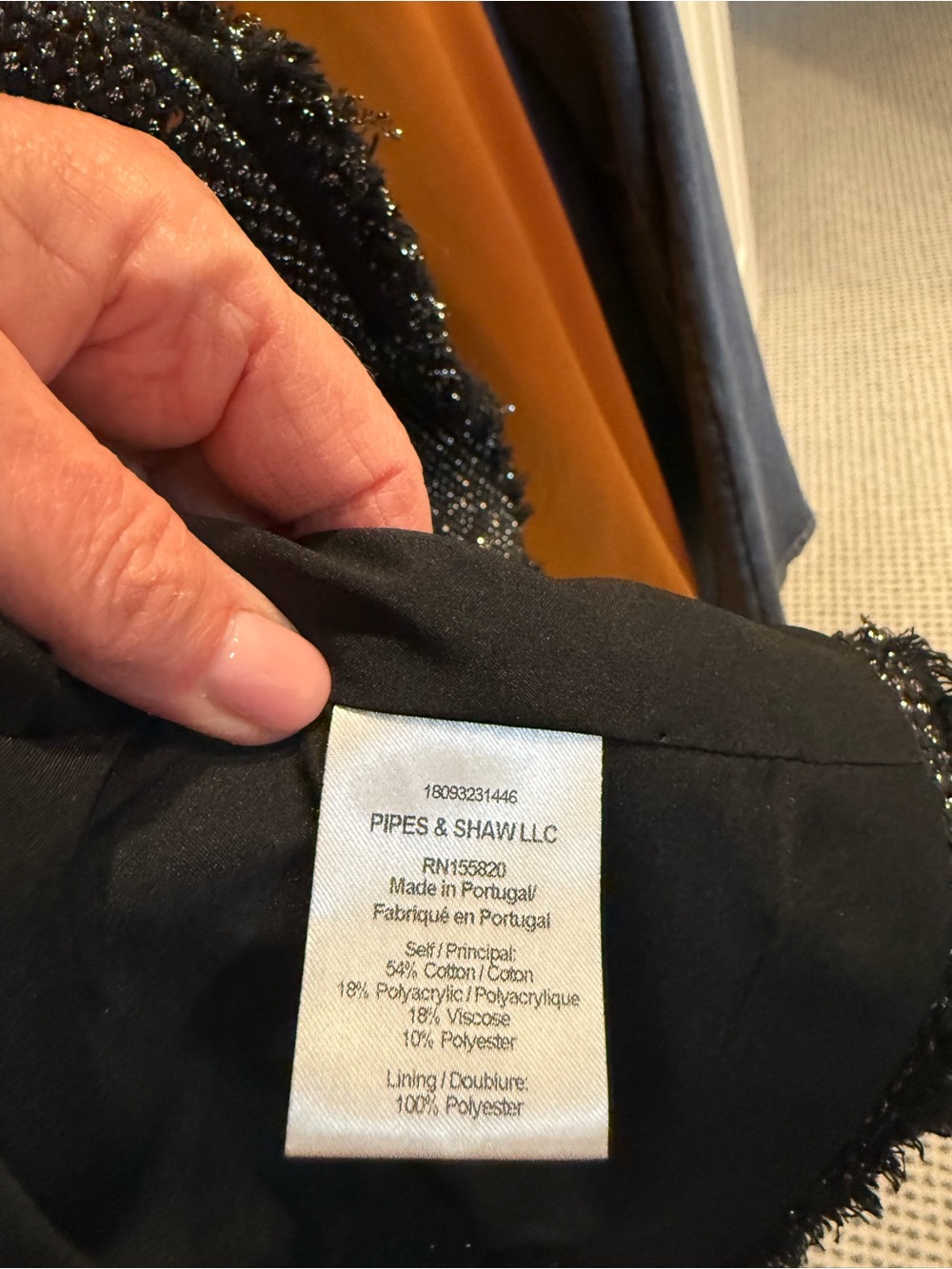 Veronica Beard Silver Metallic Tweed Miller Jacket - Picture 5 of 5